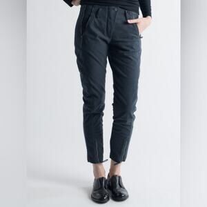 Annette Gortz bicycle trouser pants cotton zipper moto slim fit